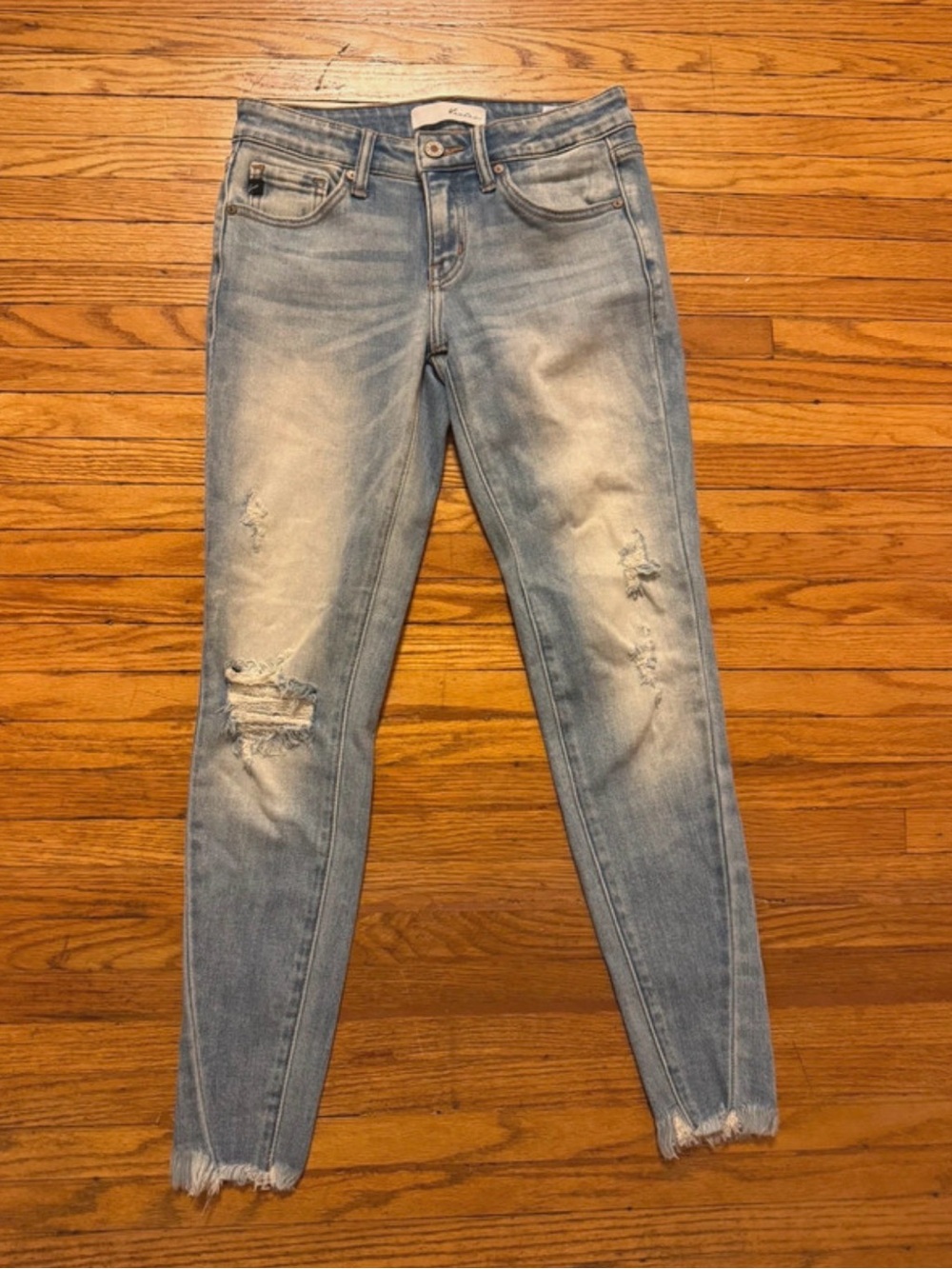 KanCan Light Blue Distressed Skinny Jeans